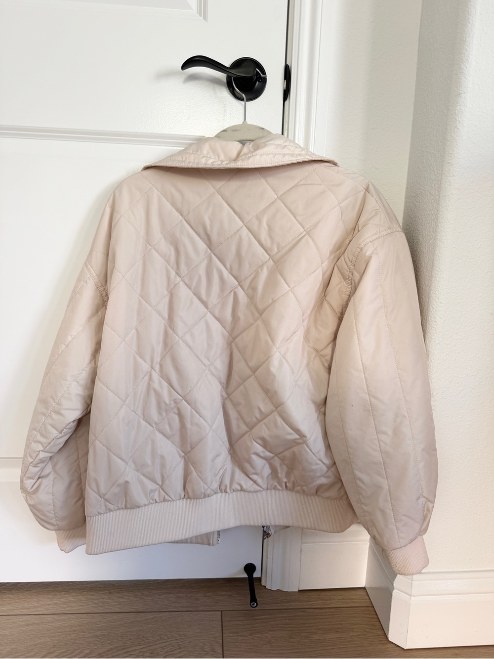 wild fable Beige Quilted Bomber Jacket - Picture 2 of 2